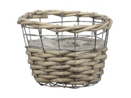 CESTO C/FERRO H16 D6,5CM. NAT.