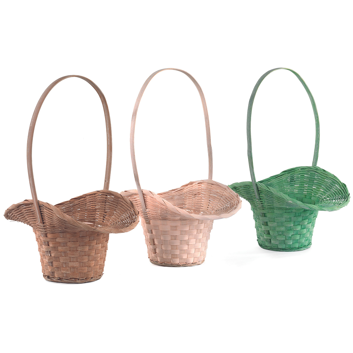 CESTO BAMBOO CAPPELLO D24X13 H6/33 6PZ. COL.ASS.