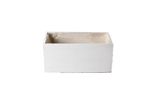 CASSETTINA RETT. 22X12 H10CM. BIANCO