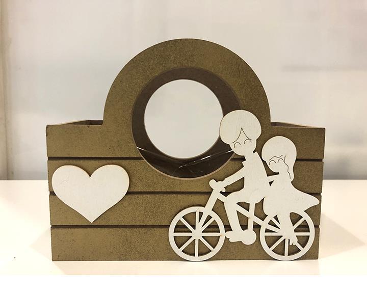 BORSINA MANICI E BICI H14,5 18X9CM. 6PZ. NAT