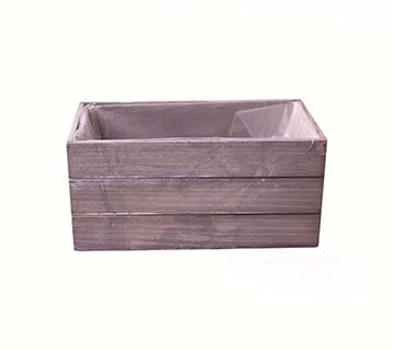 CASSETTINA RETT. H13,5 30X15CM. GRIGIO