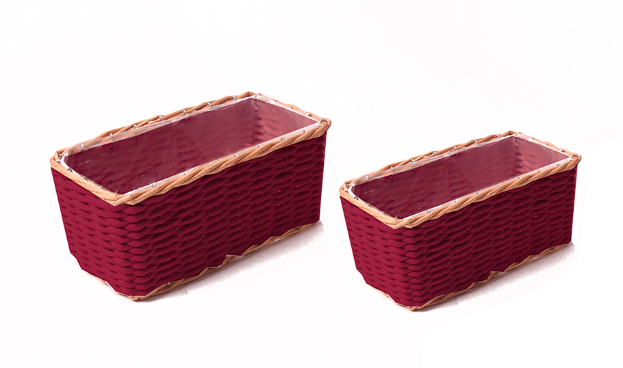 CASSETTA LANA S/2PZ. H10 23X11 H11,5 25,5X 13CM. BRD