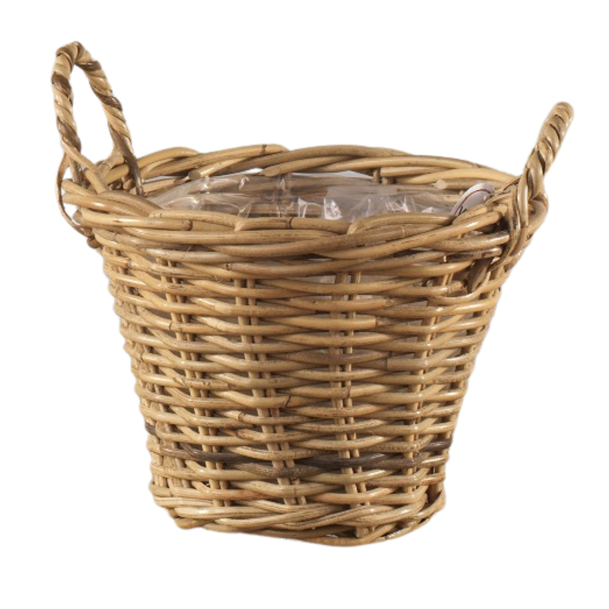 CESTO RATTAN 2MAN. SVASATO D30 H23CM.