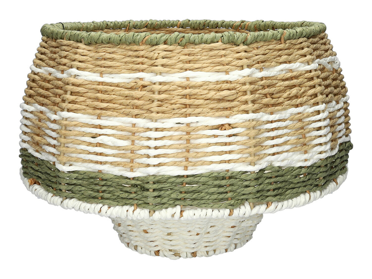 CESTO CORDA D30/35 H24 CM. NAT/SAGE