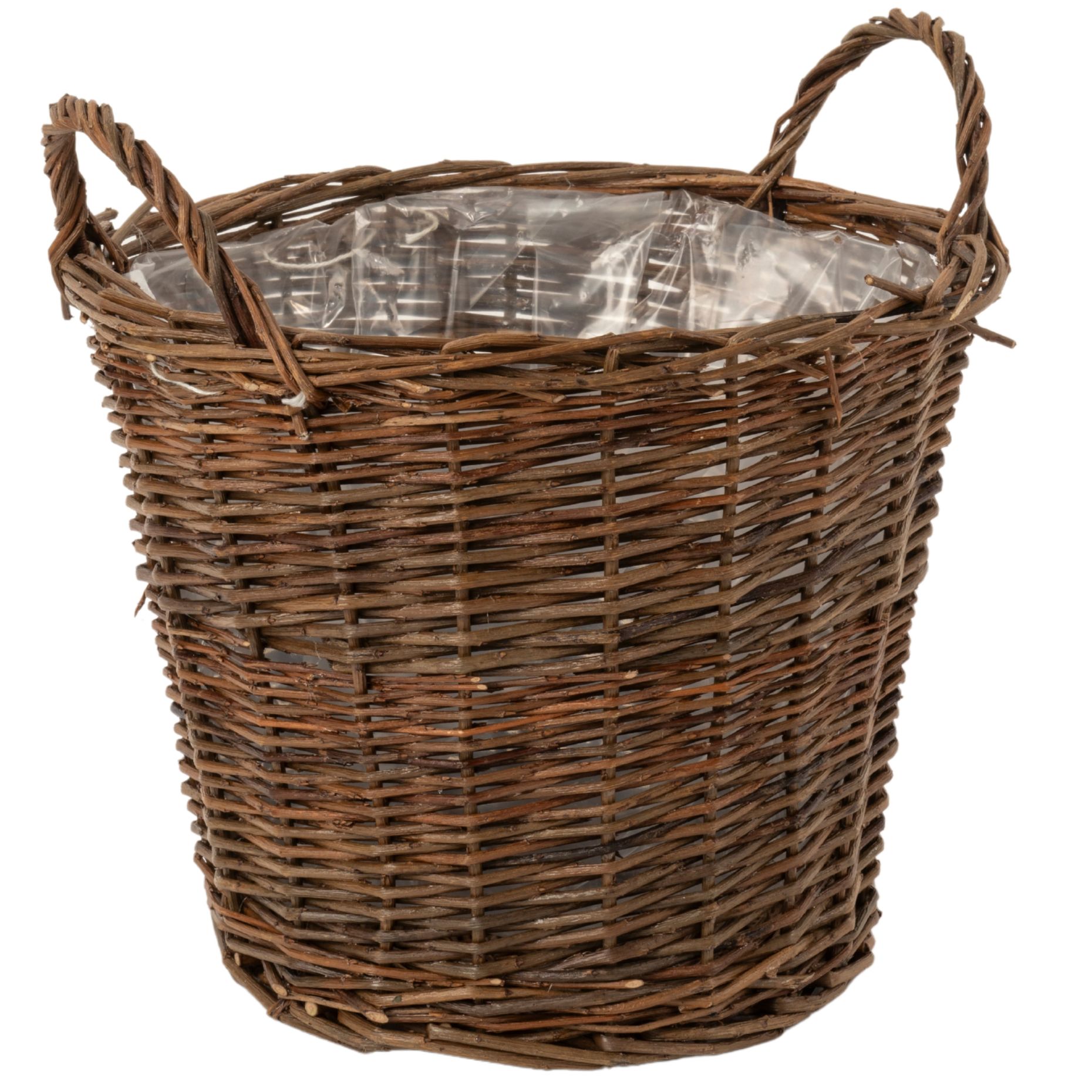 CESTO SALICE C/MAMICI D24 H18CM. NAT.