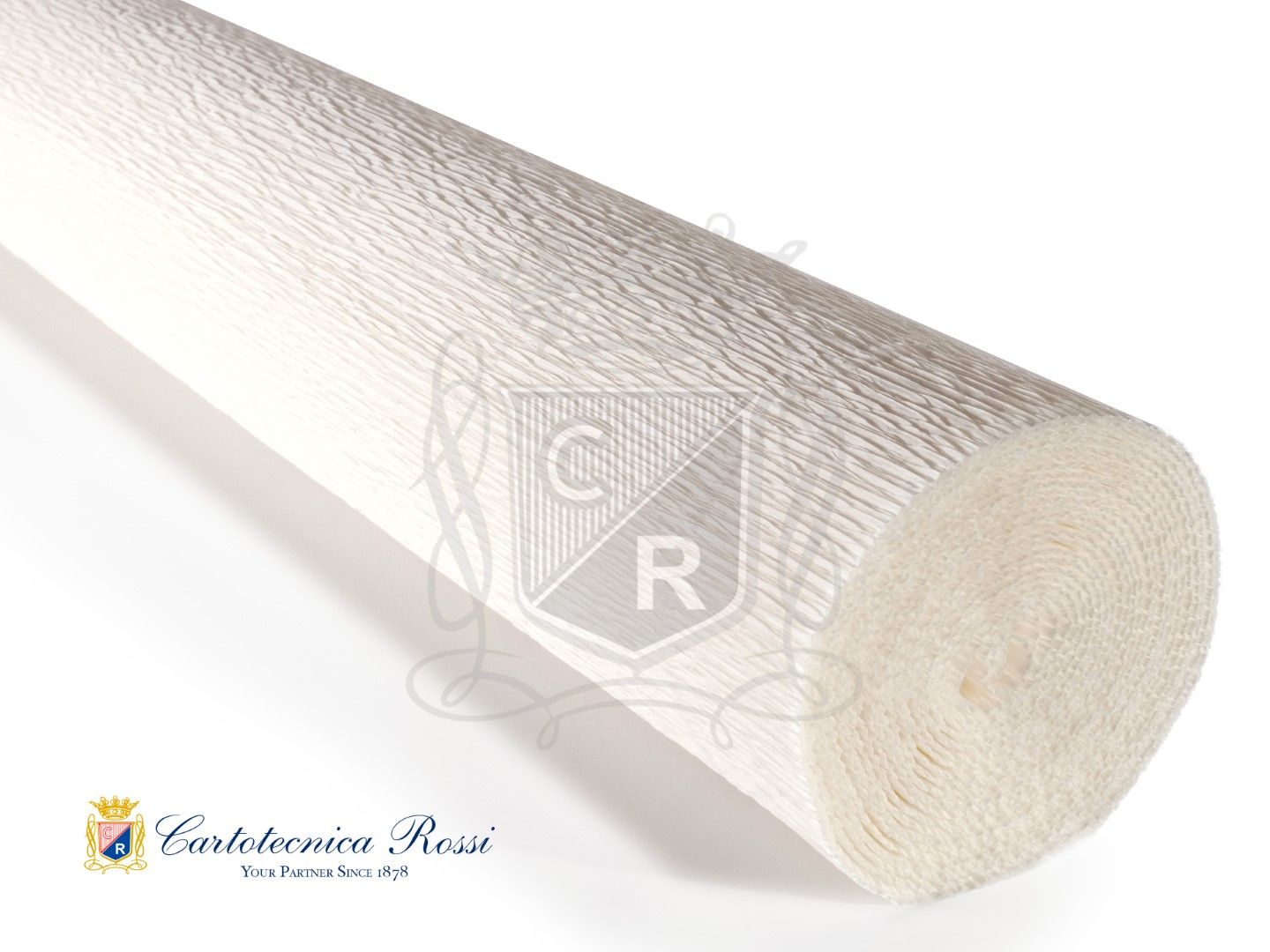 CARTA CRESP.180GR.0,50 X2,5MT. BIANCO PF600