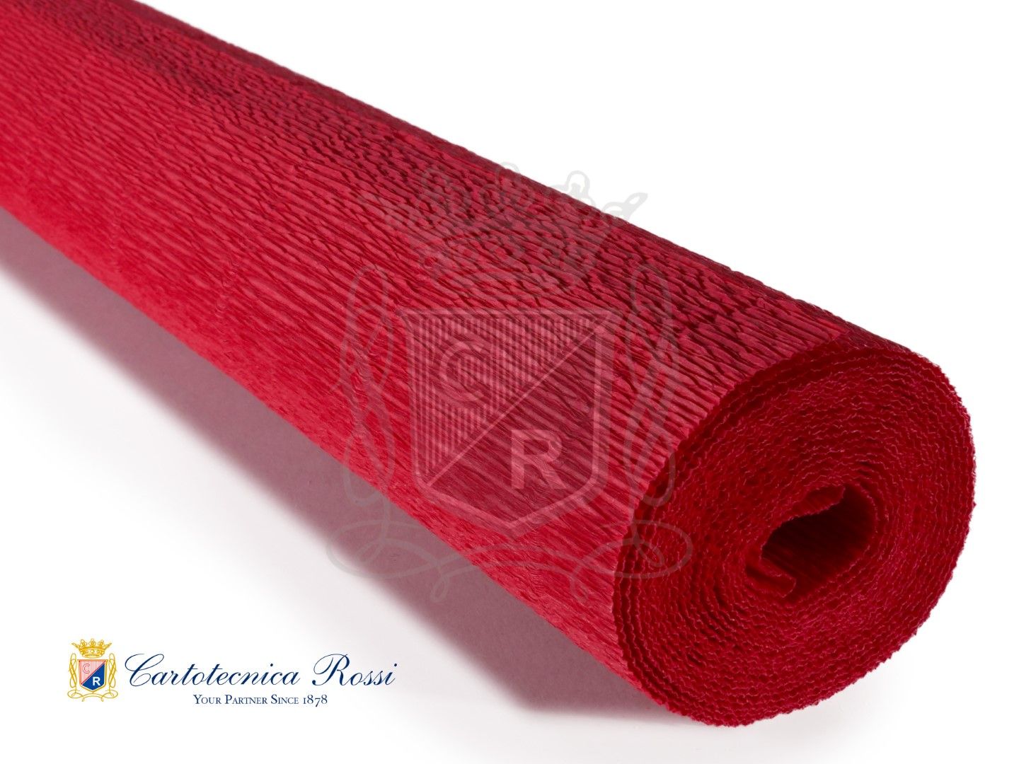 CARTA CRESP.180GR.0,50 X2,5MT. ROSSO PF589