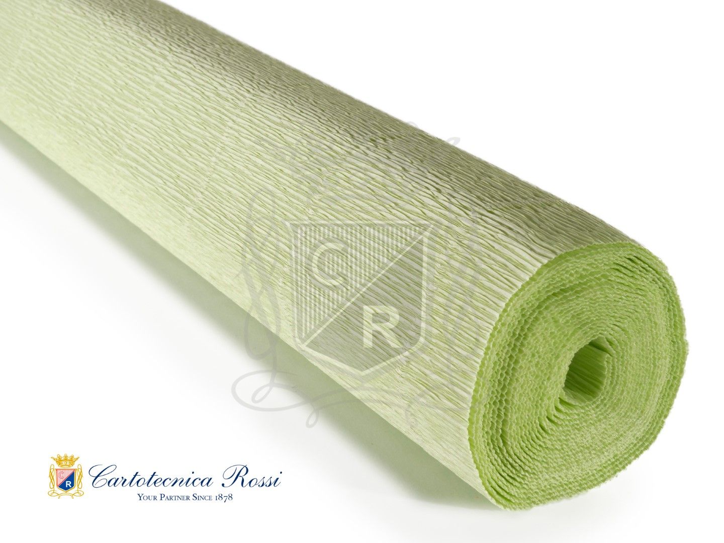 CARTA CRESP.180GR.0,50 X2,5MT. LT GREEN PF566