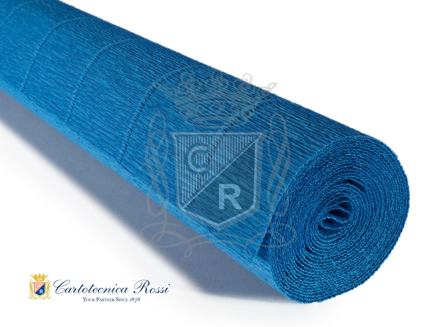 CARTA CRESP.180GR.0,50 X2,5MT. AZZ. PF557