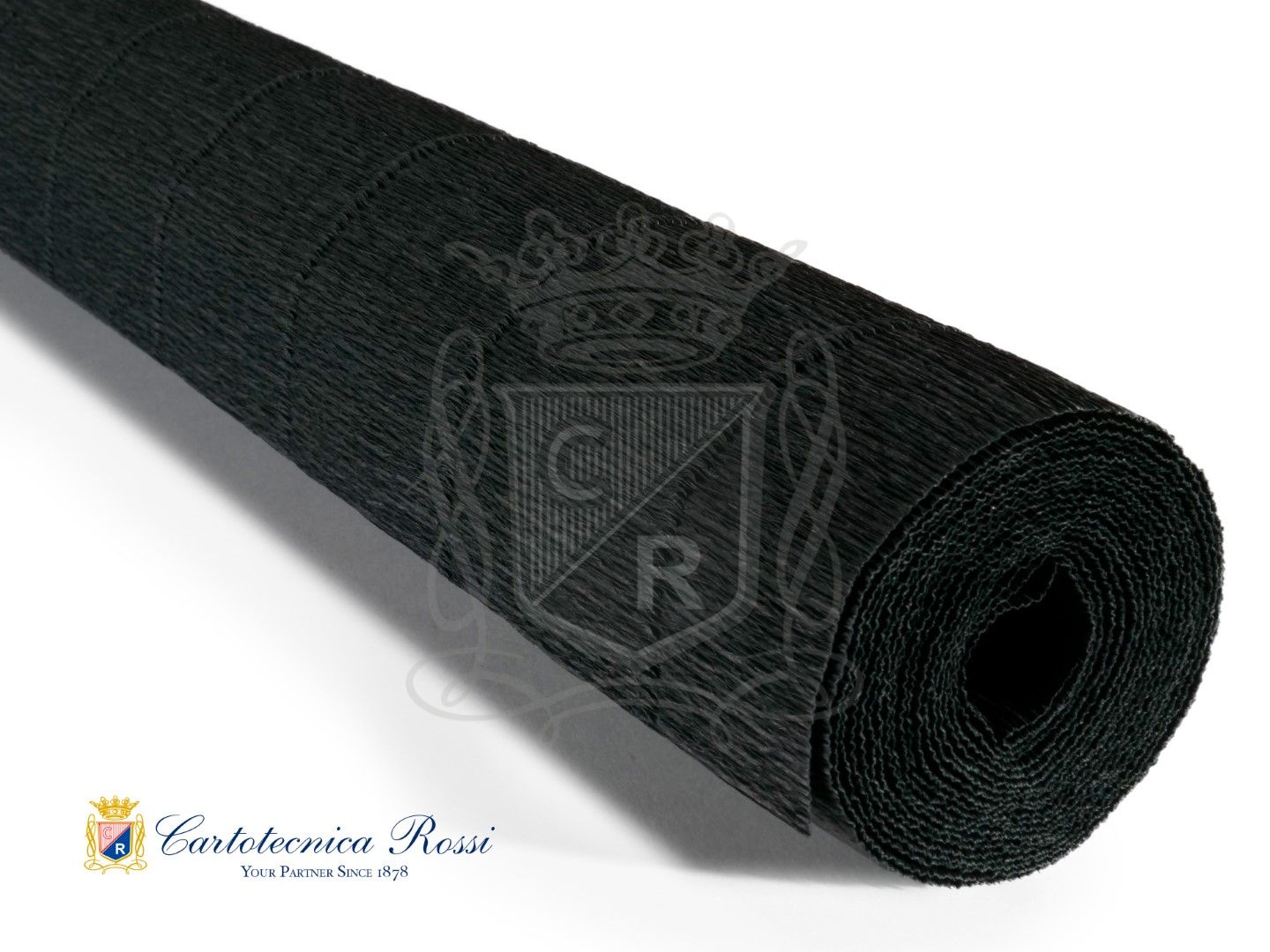 CARTA CRESP.180GR.0,50 X2,5MT. NERO PF602