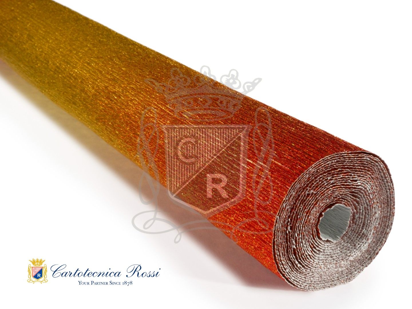 CRESP.METAL.SFUM.GR180 0,50X2,5MT.RED 801/1