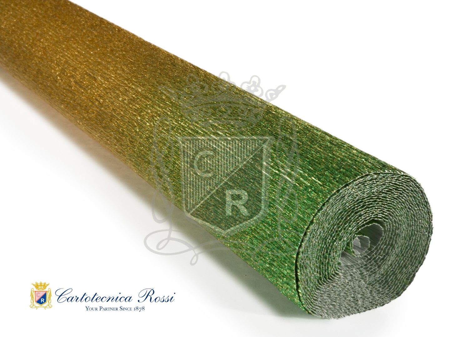 CRESP.METAL.SFUM.GR180 0,50X2,5MT.VERDE PF801/2