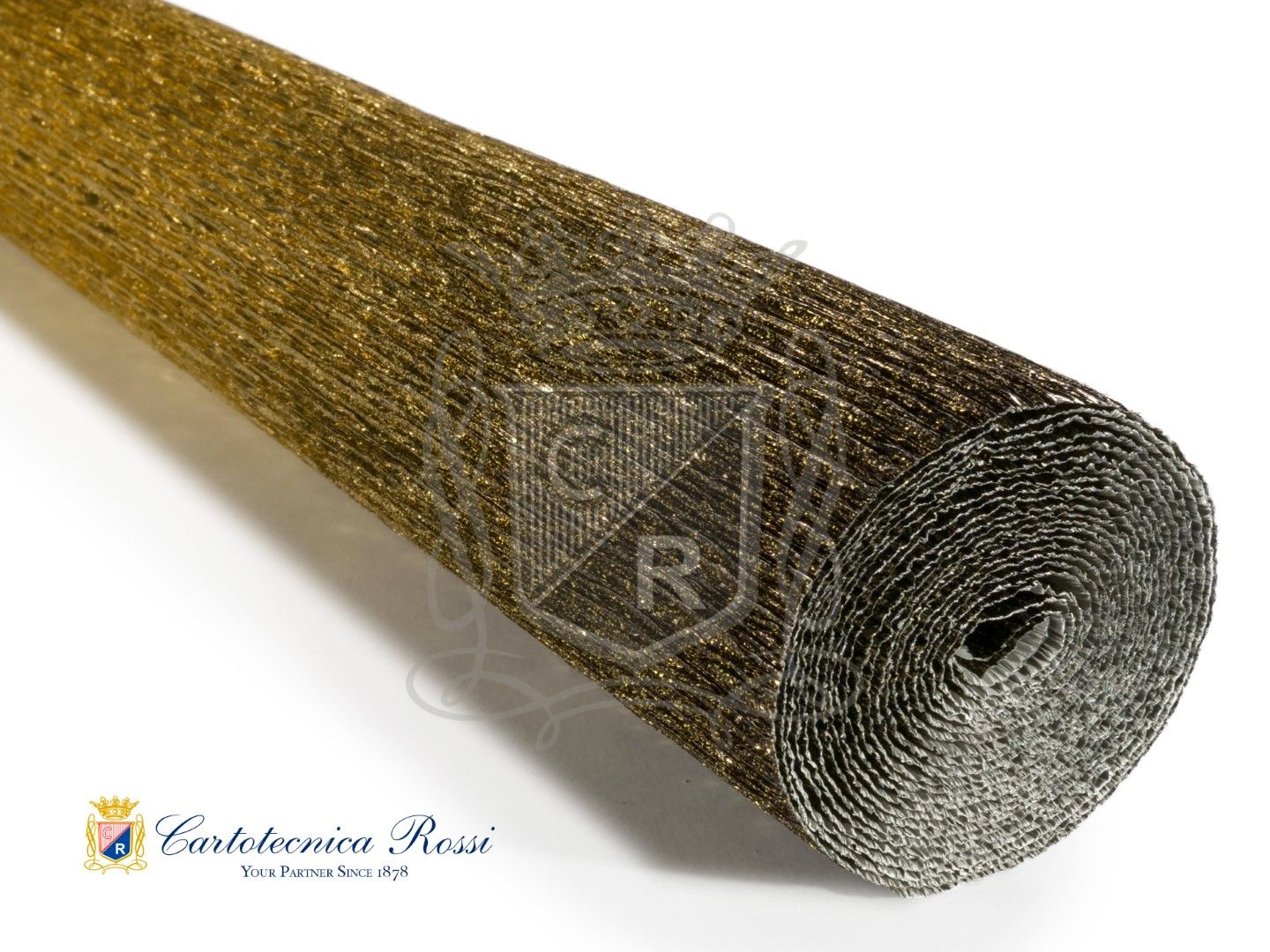 CRESP.METAL.SFUM.GR180 0,50X2,5MT.ORO PF801/3