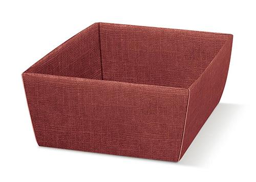 VASS.CON.26X26X10CM. SETA BORDEAUX