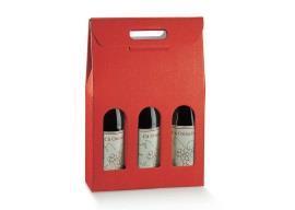 3 BOT.F.27X9X38,5CM. SETA ROSSO