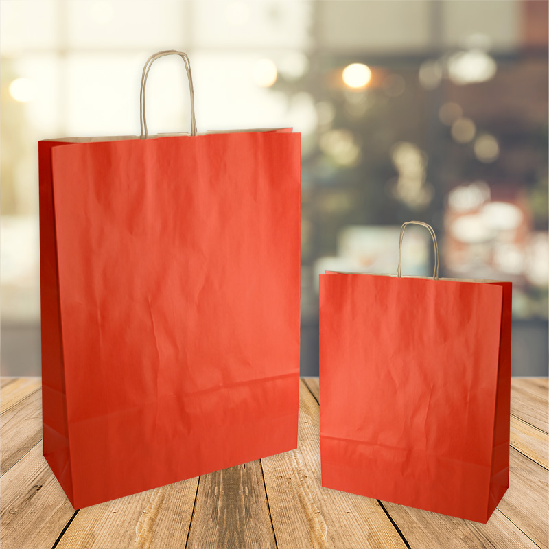 SHOPP.SEAL. 25PZ. 44X14X50CM. ROSSO
