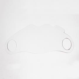 PORTA BOUQ.IN CARTA 25PZ. 64,5X30CM.BIANCO