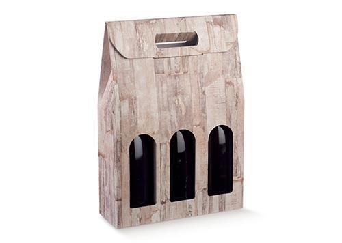 3 BOT.F. 27X9X38,5CM. WOOD