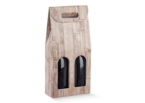 2 BOT.F. 18X9X38,5CM. WOOD
