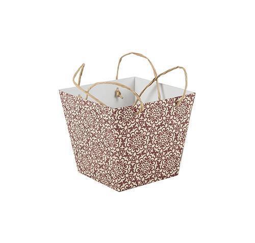 SCAT.C/CORD.ROSE WINDOW 10PZ. 15X15X 18CM.