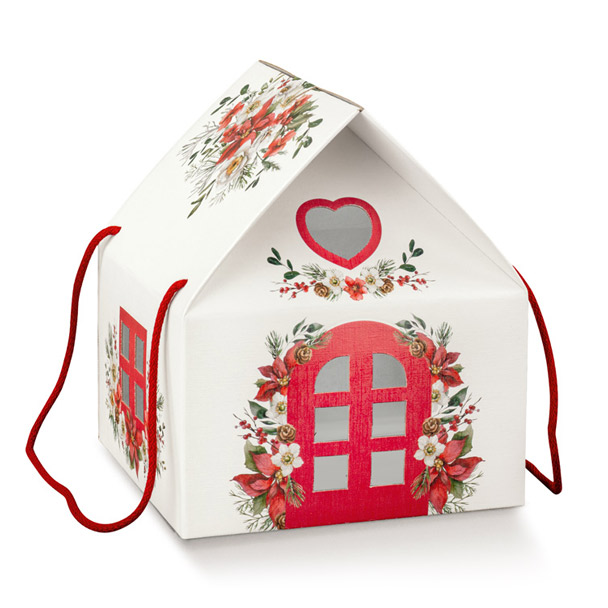CASETTA C/CORD. 24,5X 24,5X15CM. WHITE L.H.