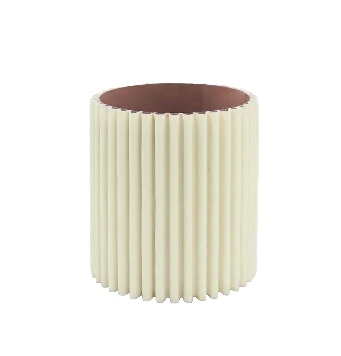 SCATOLA BIG ONDA D15 H15CM. 3PZ. LINO