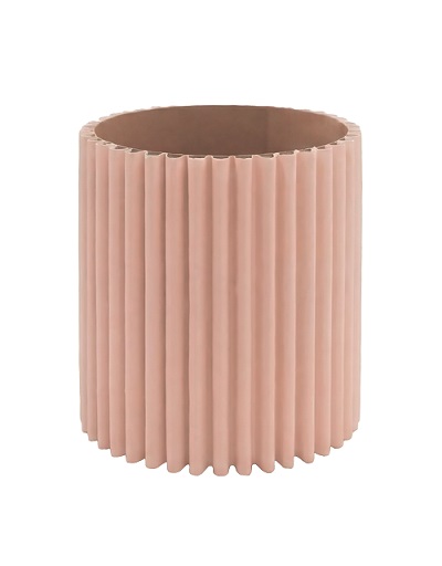 SCATOLA BIG ONDA D15 H15CM. 3PZ. ROSA CH.