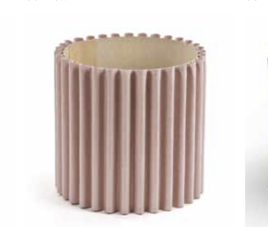 SCATOLA BIG ONDA D15 H15CM. 3PZ. ROSA ANT