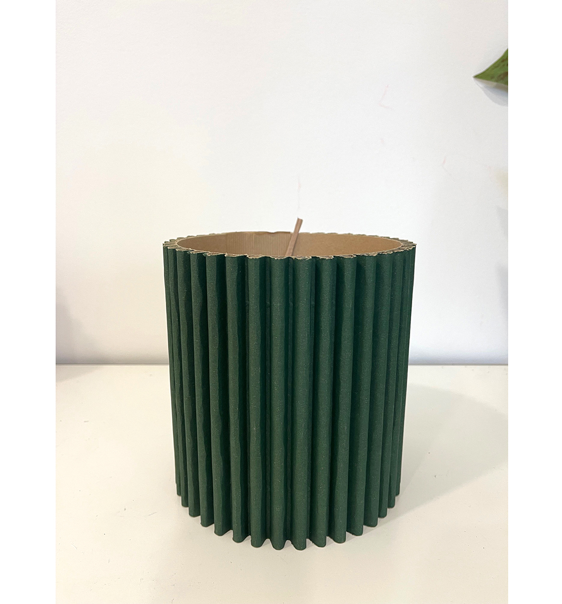 SCATOLA BIG ONDA D15 H15CM. 3PZ. VERDE SC.