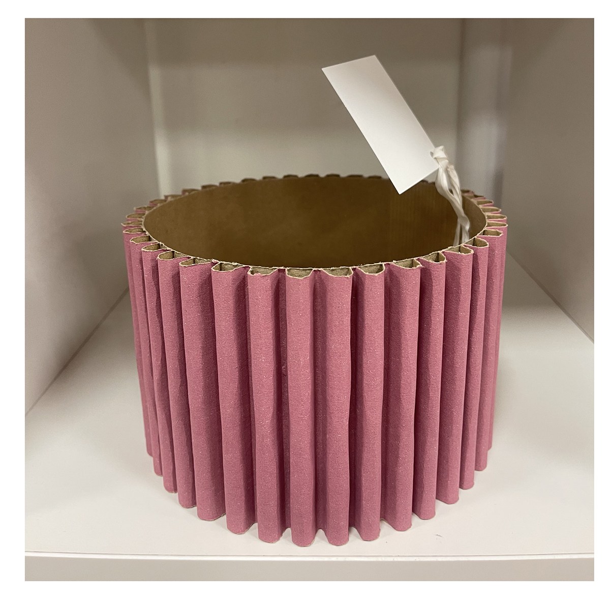 SCATOLA BIG ONDA D15 H8CM. 3PZ. ROSEDUST