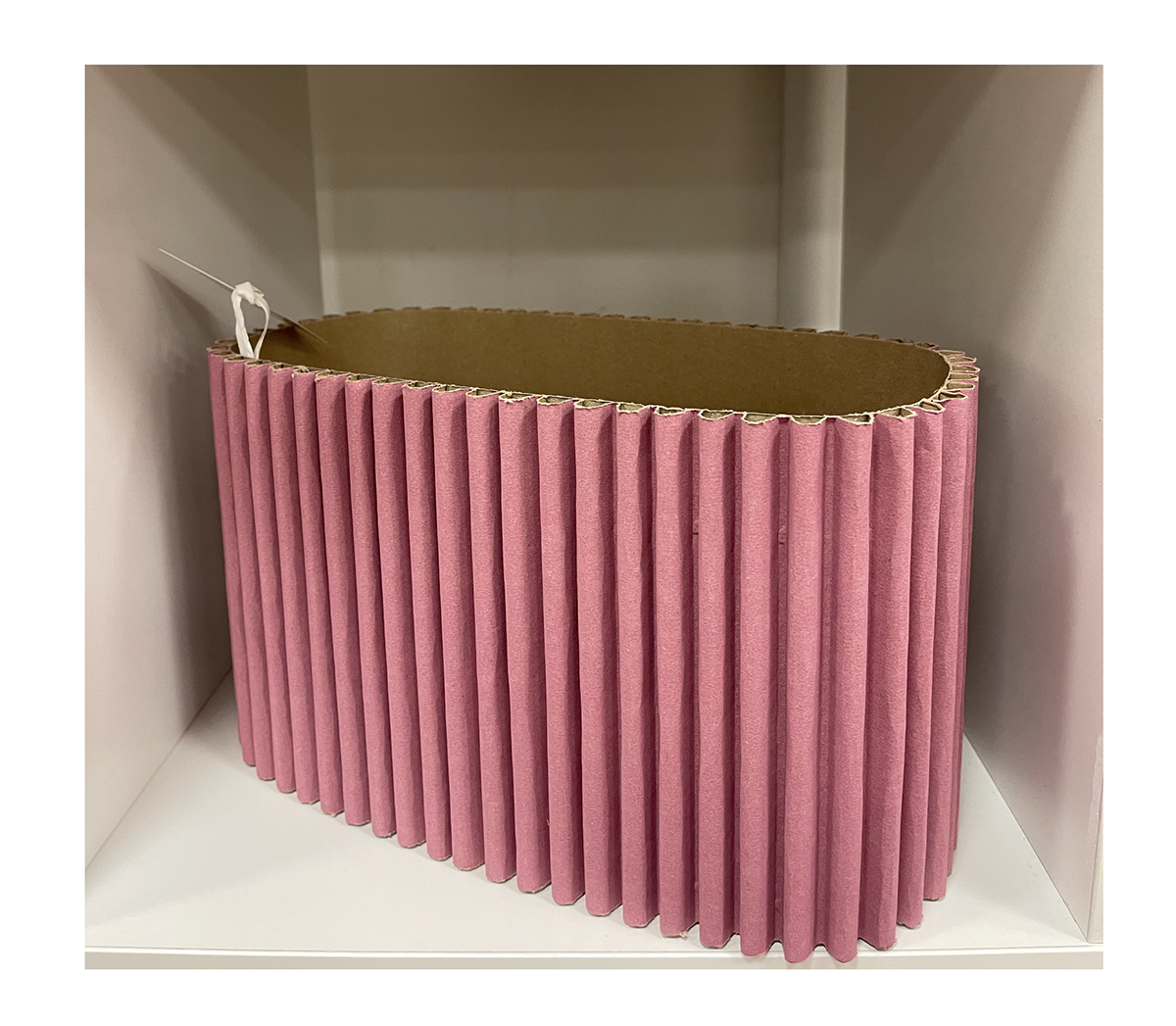 SCAT. BIG ONDA RETTANG. 12X27 H14CM. 3PZ. ROSEDUST