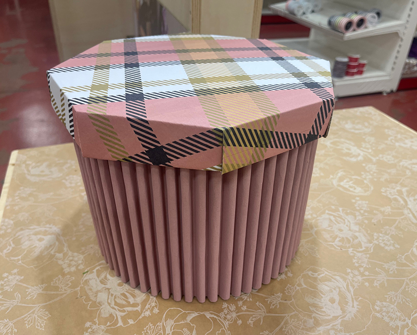 SCAT.WAVE OTTAG.D30 H18 C/COP.TARTAN --NETTO-----
