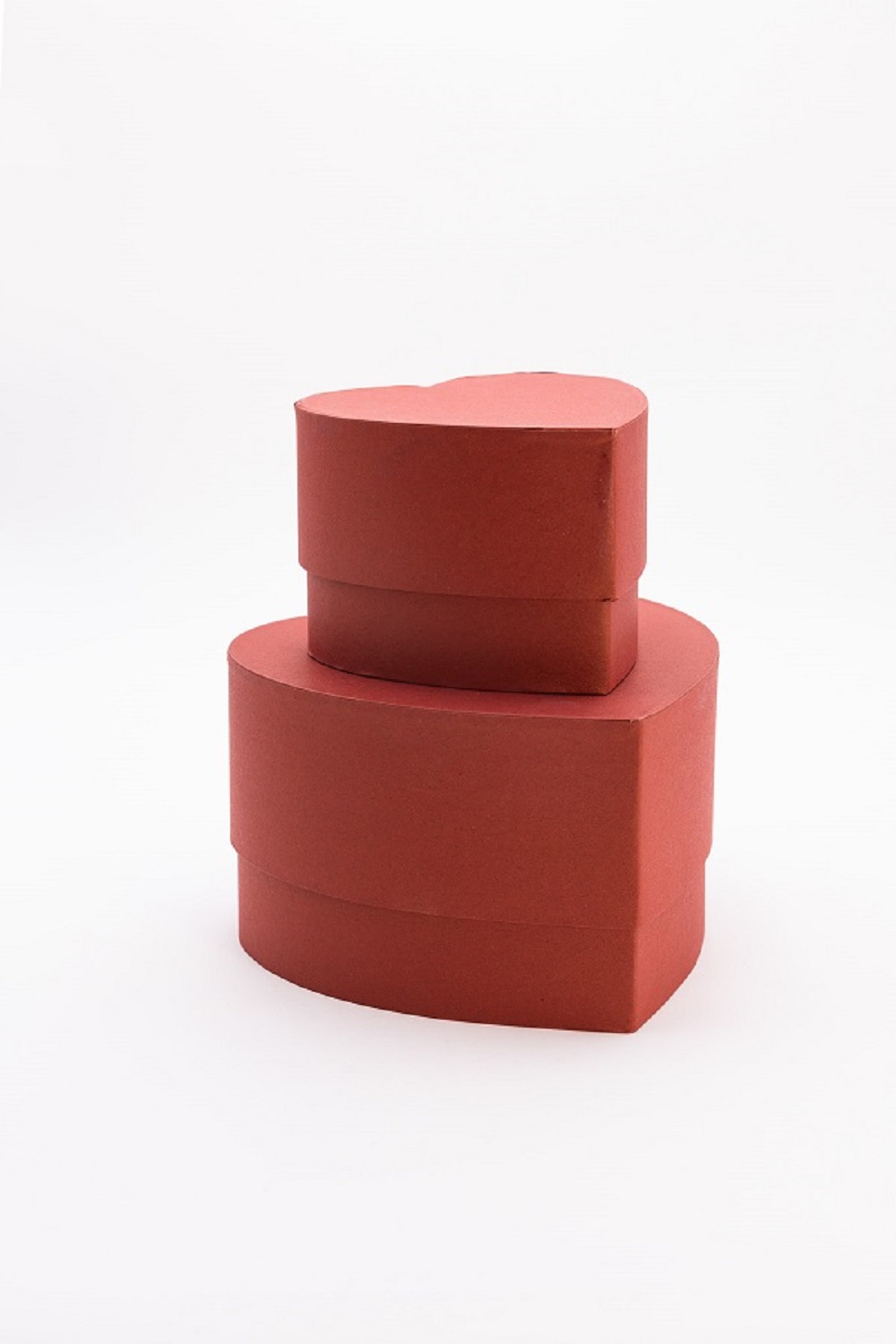 SCATOLA CUORI S/2PZ. 14X12 H10 20X17 H12CM. RED