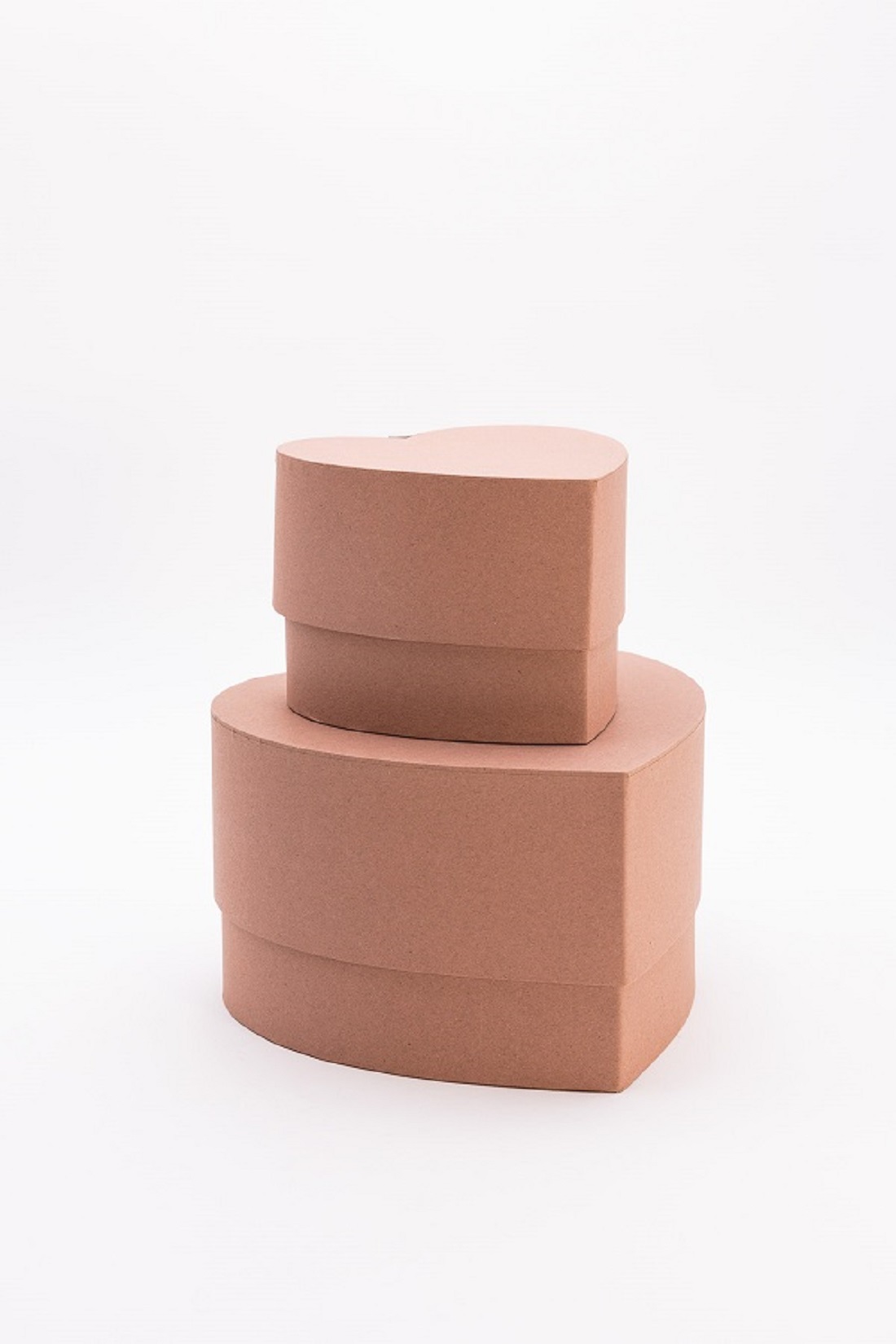 SCATOLA CUORI S/2PZ. 14X12 H10 20X17 H12CM. CIPRIA