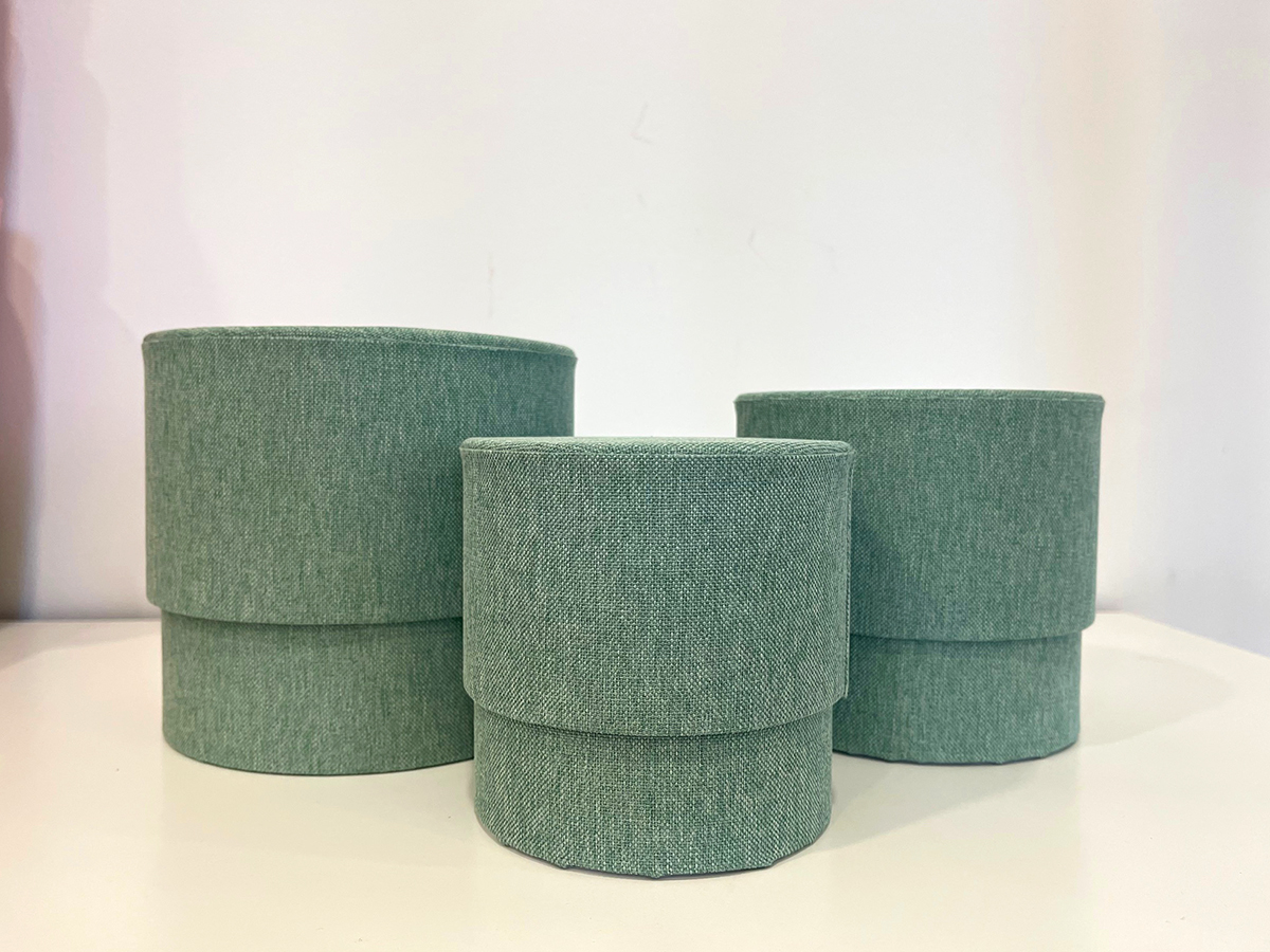 SCAT.STOFFA C/PLAST. S/3PZ. D12-14,5-17CM. CELAD.