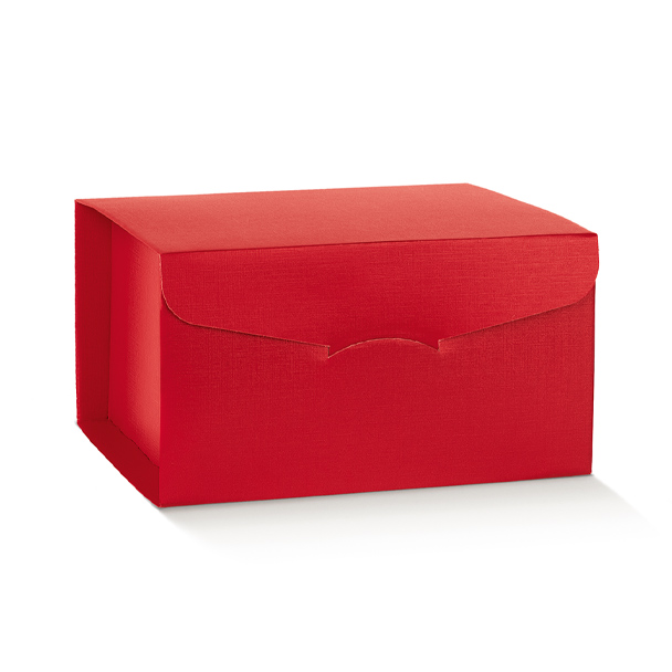GIFT 25,5X25,5X17CM. FIBRA ROSSO