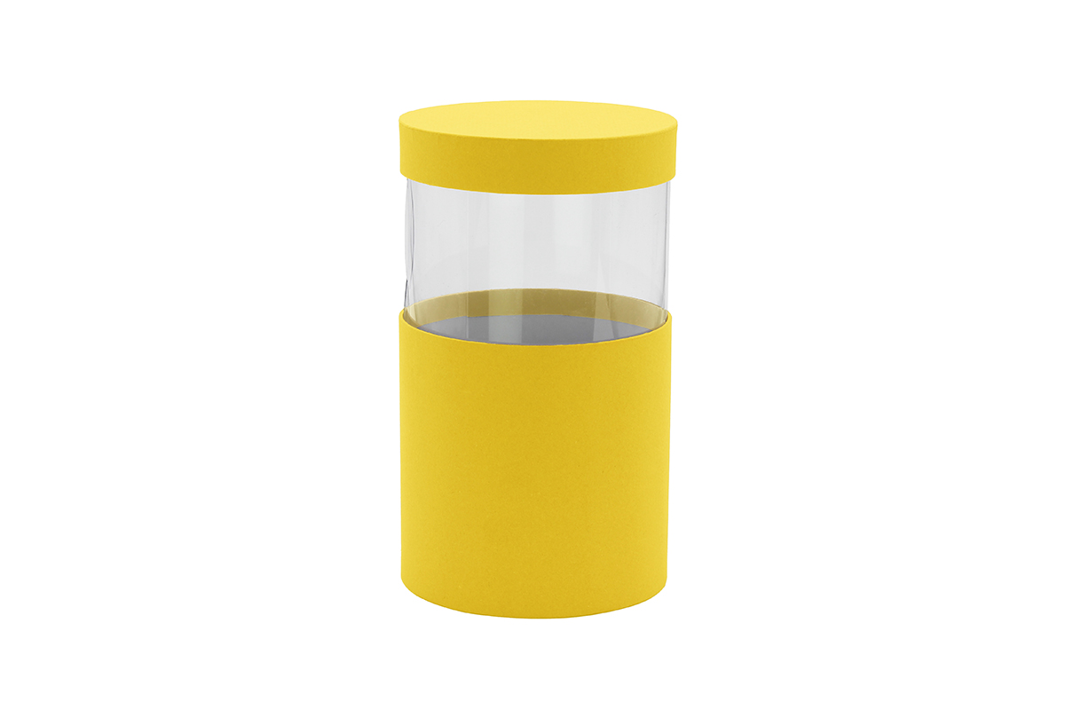 BOX WINDOW D7 H16CM. 3PZ. GIALLO