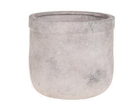 VASO TONDO CERAMICA H10 D11CM.