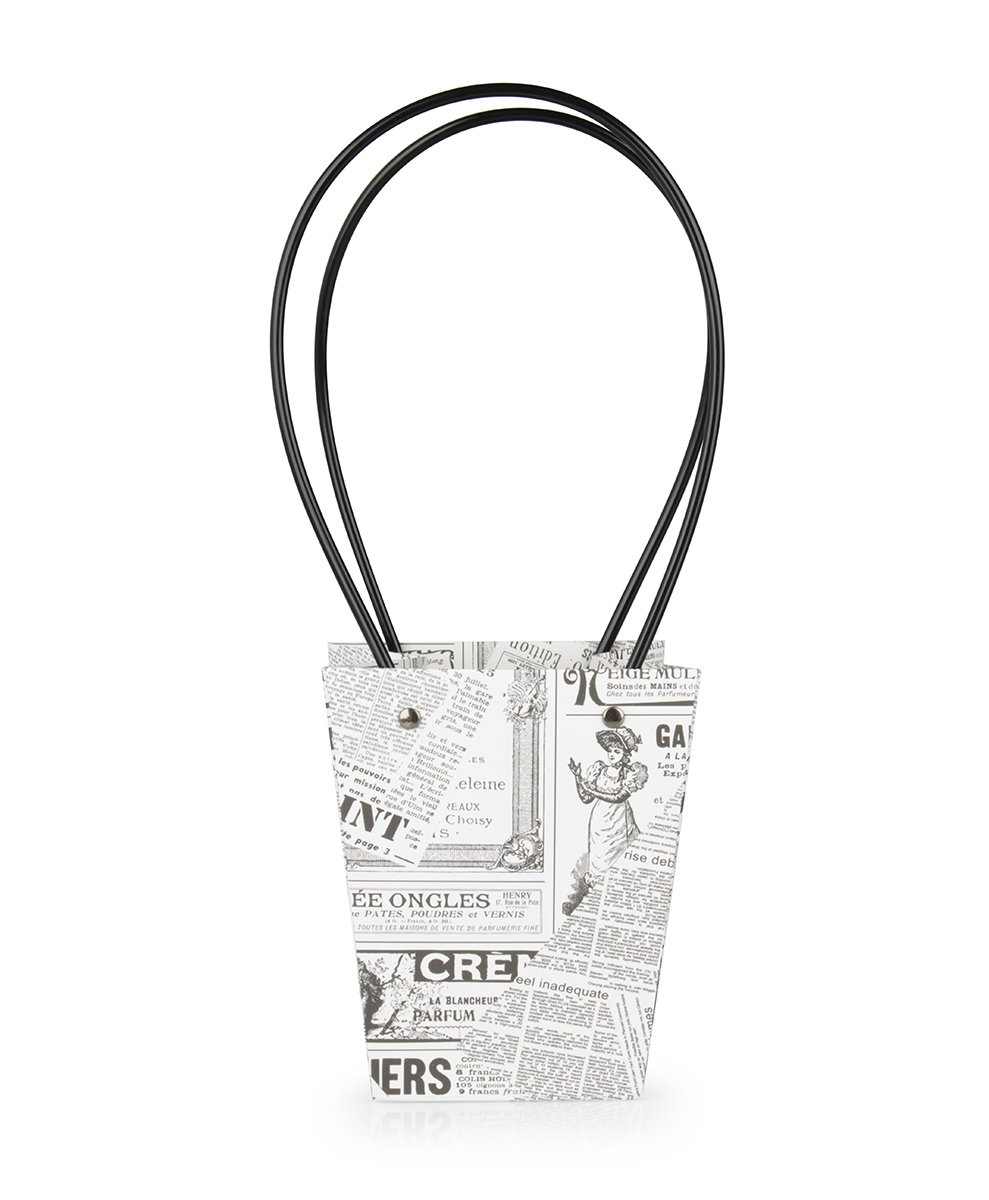 BORSA CARTA IMPERM. 13X13 H15,4CM. 10PZ. STAMPA