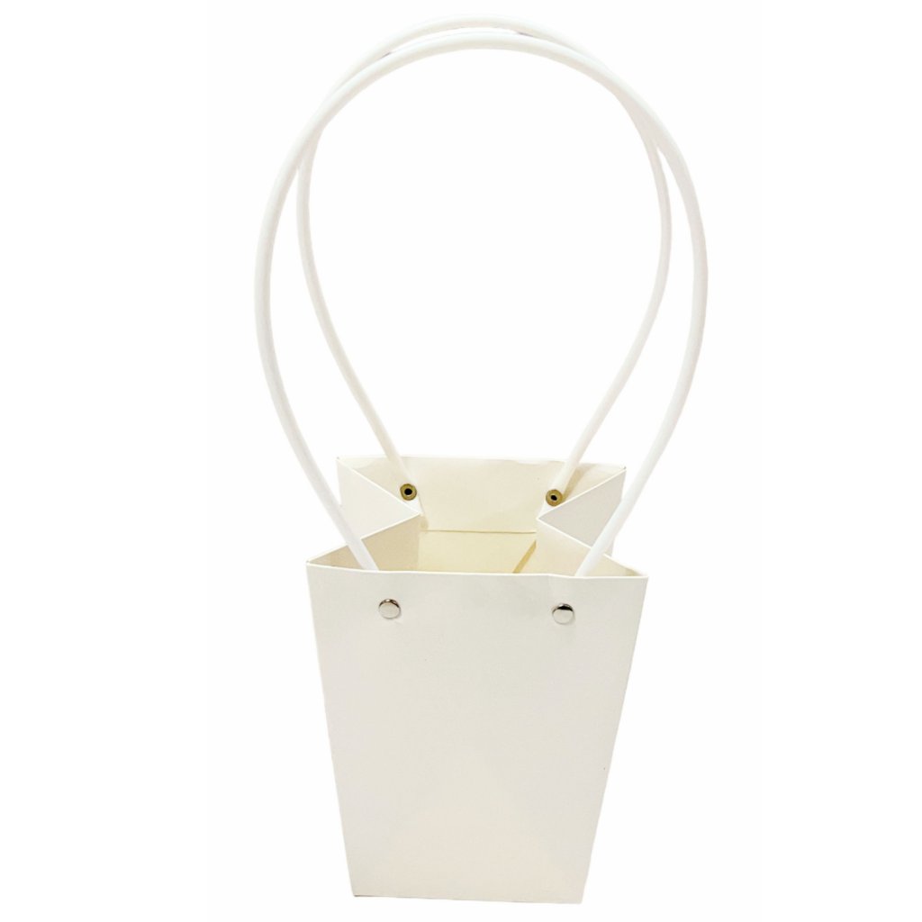 BORSA CARTA IMPERM. 17X17 H20CM. 10PZ. BIANCO