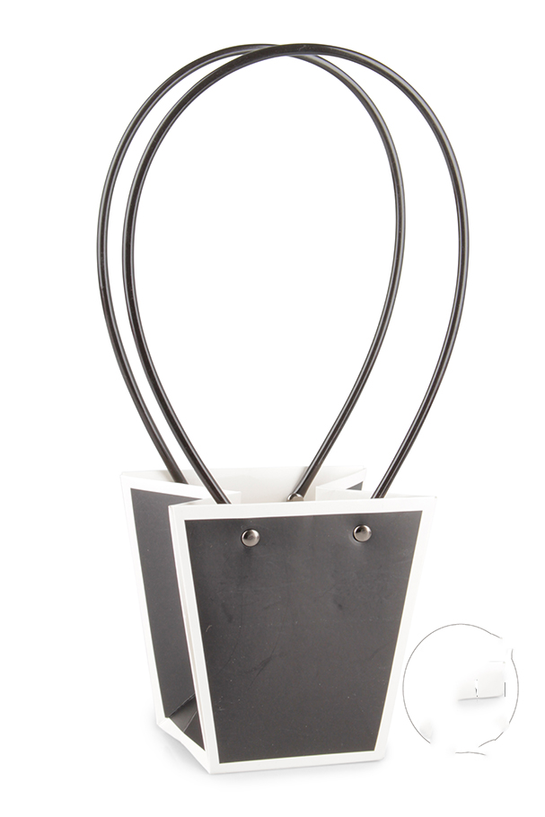 BORSA CARTA IMPERM. H20 11,5X17CM. 10PZ. NERO