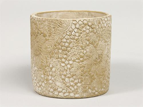 CASPO CEM.DECORATO H105 D11CM. CREMA