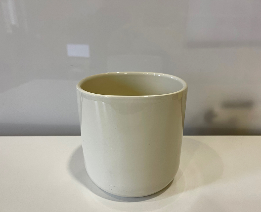 POT ORCHIDEA QDR D14CM. CREMA