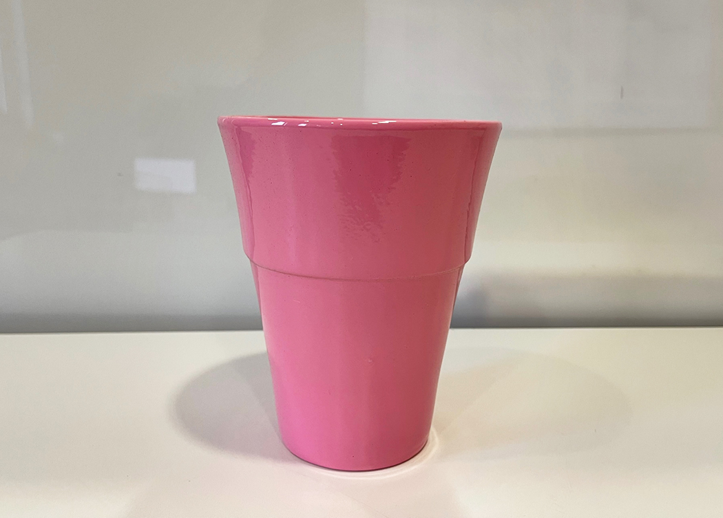 VASO PER ORCHIDEA D14CM. ROSA NELKE GL