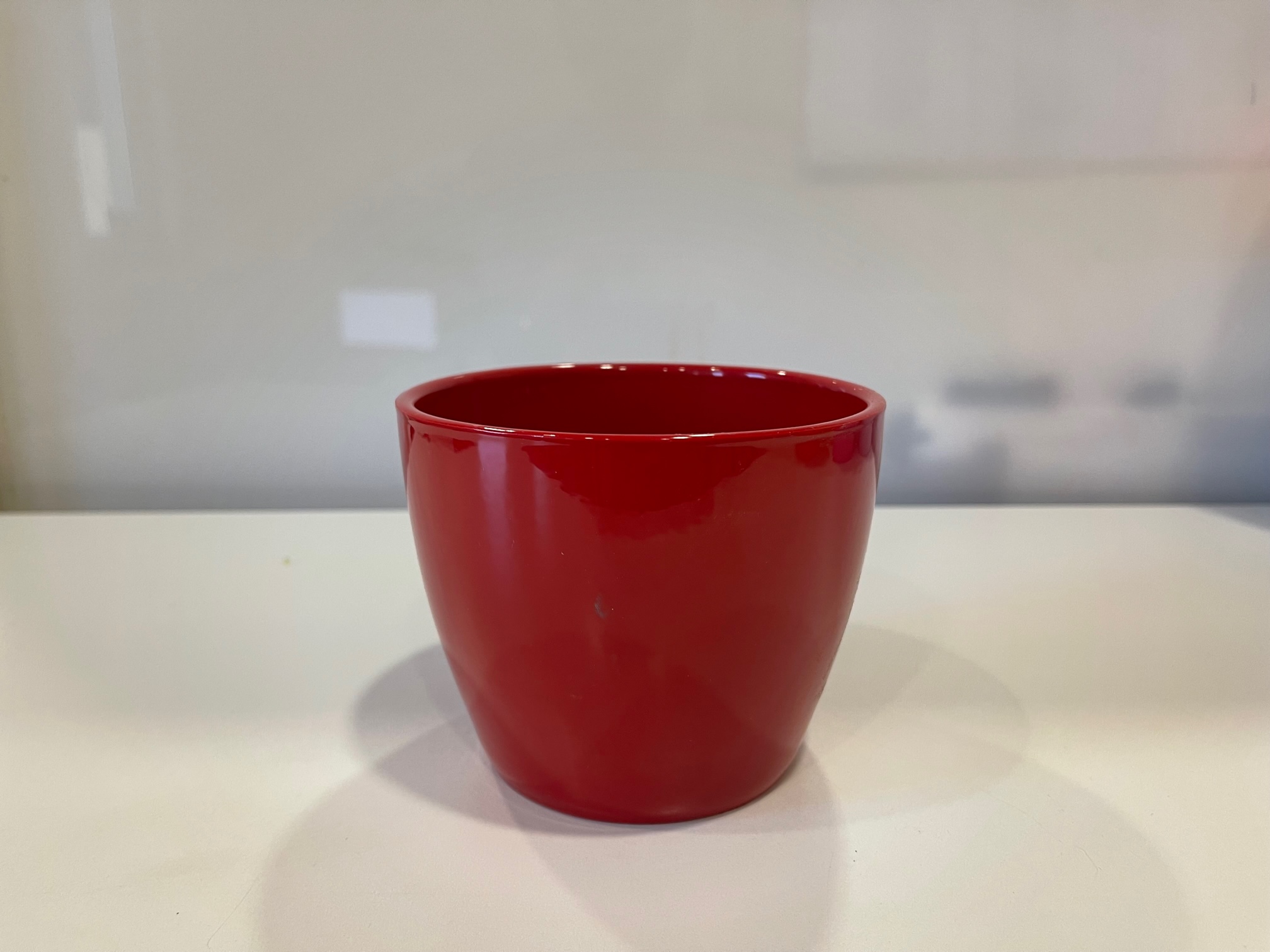 VASO PER PIANTE D13CM. ROSSO