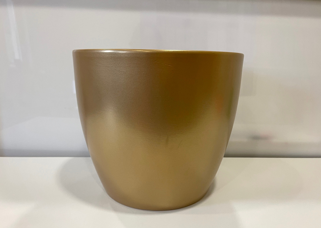 VASO PER PIANTE D32CM. ORO