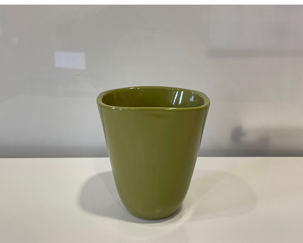 VASO PER ORCHIDEA D12CM. OLIVA