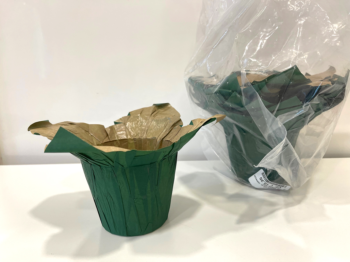 CACHEPOT 12CM. 20PEZZI ECO VERDE/NAT