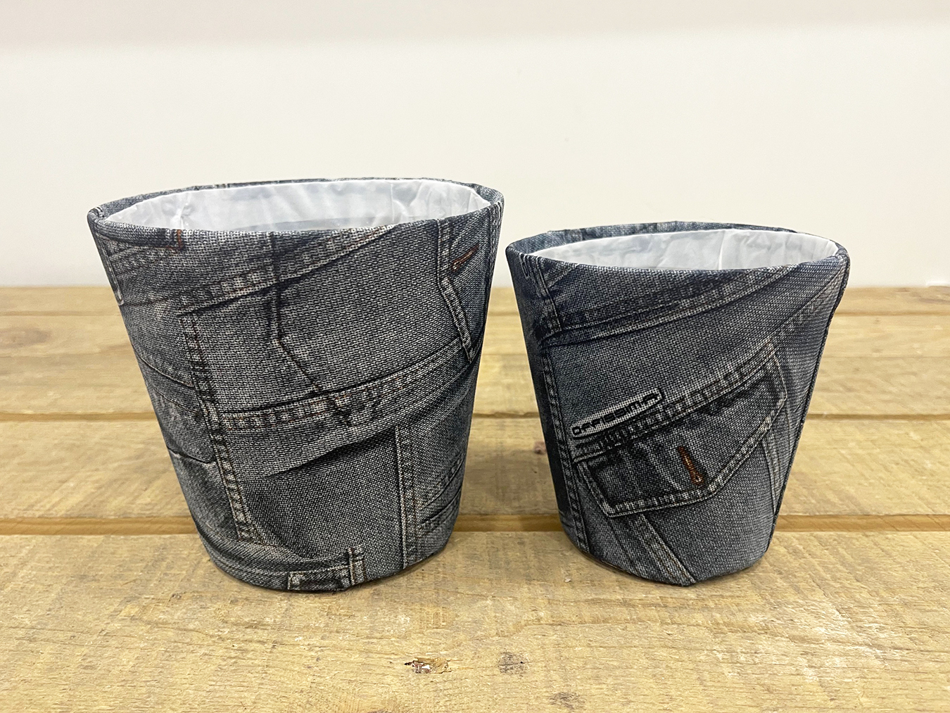 VASO BLUE JEANS S/2 PZ  H13-14,5 D13,5-15,5