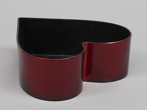 CIOT.PLAST.FORMA CUORE H7 15X16CM ROSSO